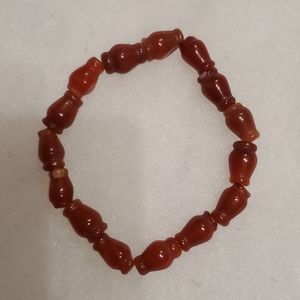 COPY - Vintage genuine red jade bracelet